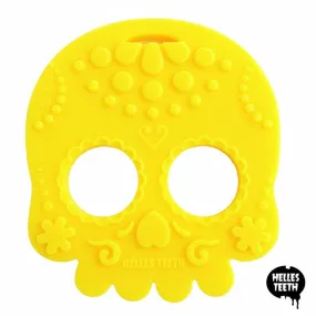 Helles Teeth Sugar Skull Teether (Yellow)
