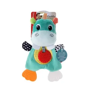 Infantino Cuddly Teether - Hippo (0m )