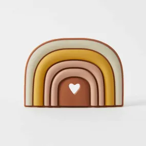 Juni Silicone Rainbow Teether - Natural