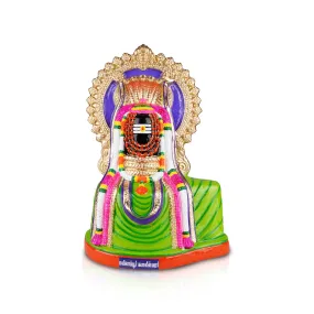 Kabaleeshwarar Paper Mache Golu Bommai Pair - 21 x 12 Inches | Giri Golu Doll/ Navaratri Golu Bomma/Gombe