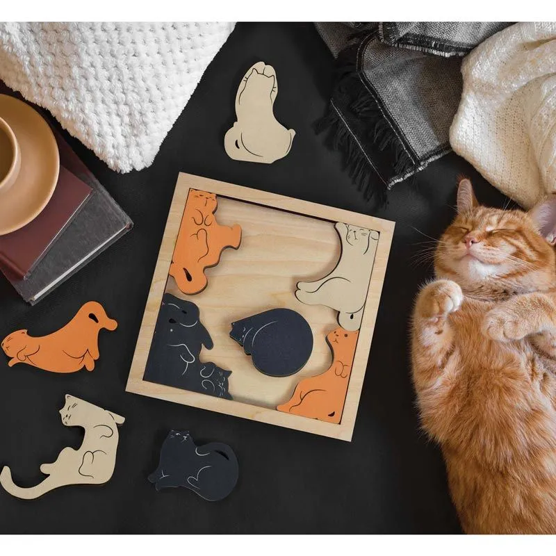 Kitty Corner Wood Puzzle