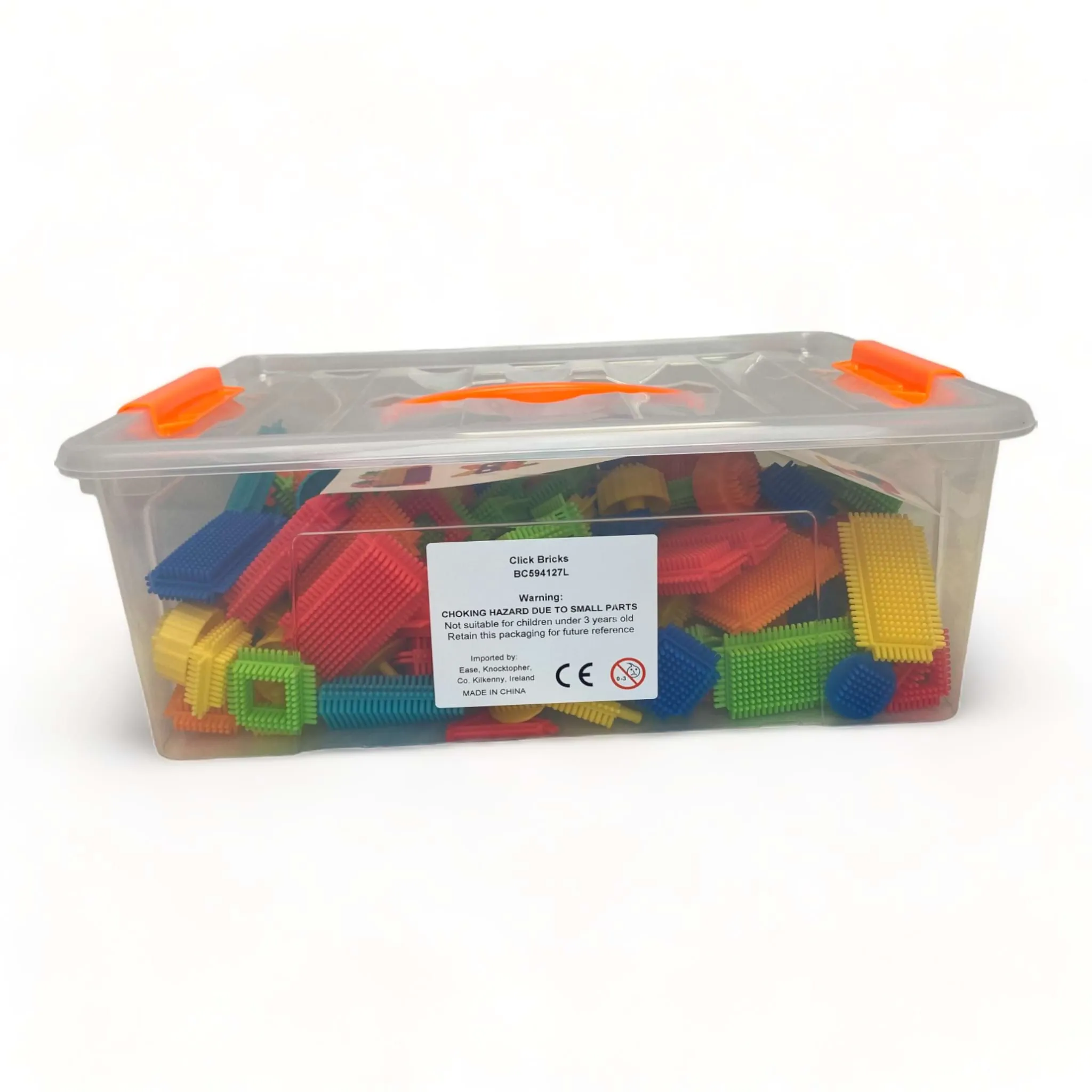 Large Construction Set - Click  Blocks - 256 pieces