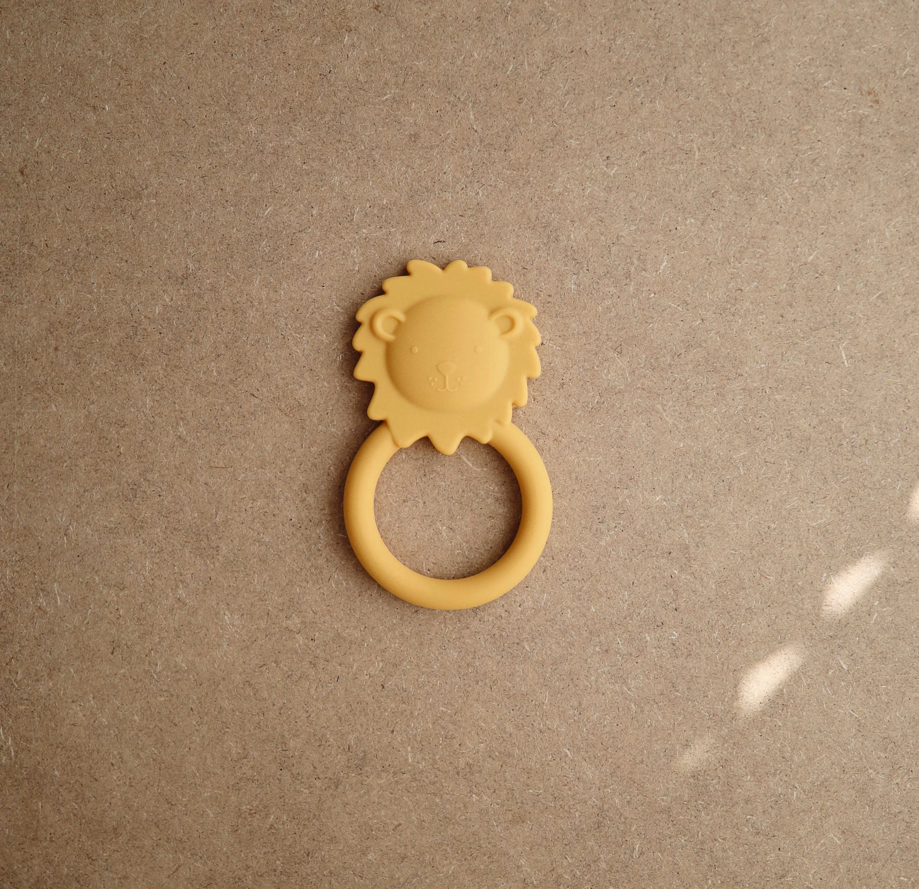 Lion Teether (Soft Yellow)