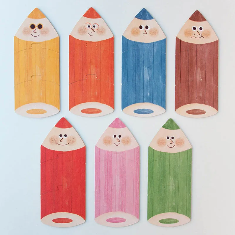 Londji - Ensemble de Casse-Têtes Réversibles - Les Couleurs||Londji - Reversible Puzzles - I Love My Colours