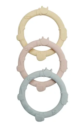 Loulou Lollipop Wild teething Ring Set