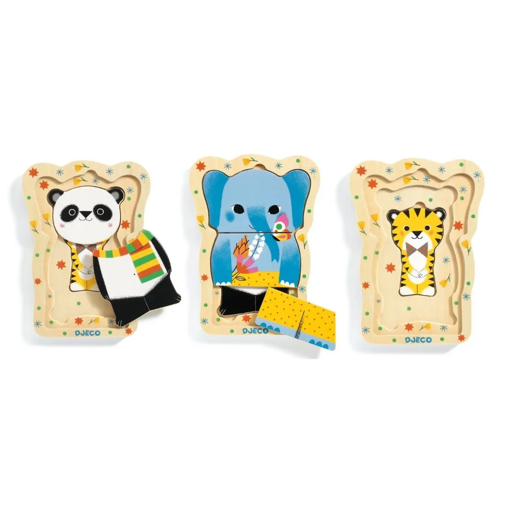 Lucky & Co Layered Wooden Puzzle