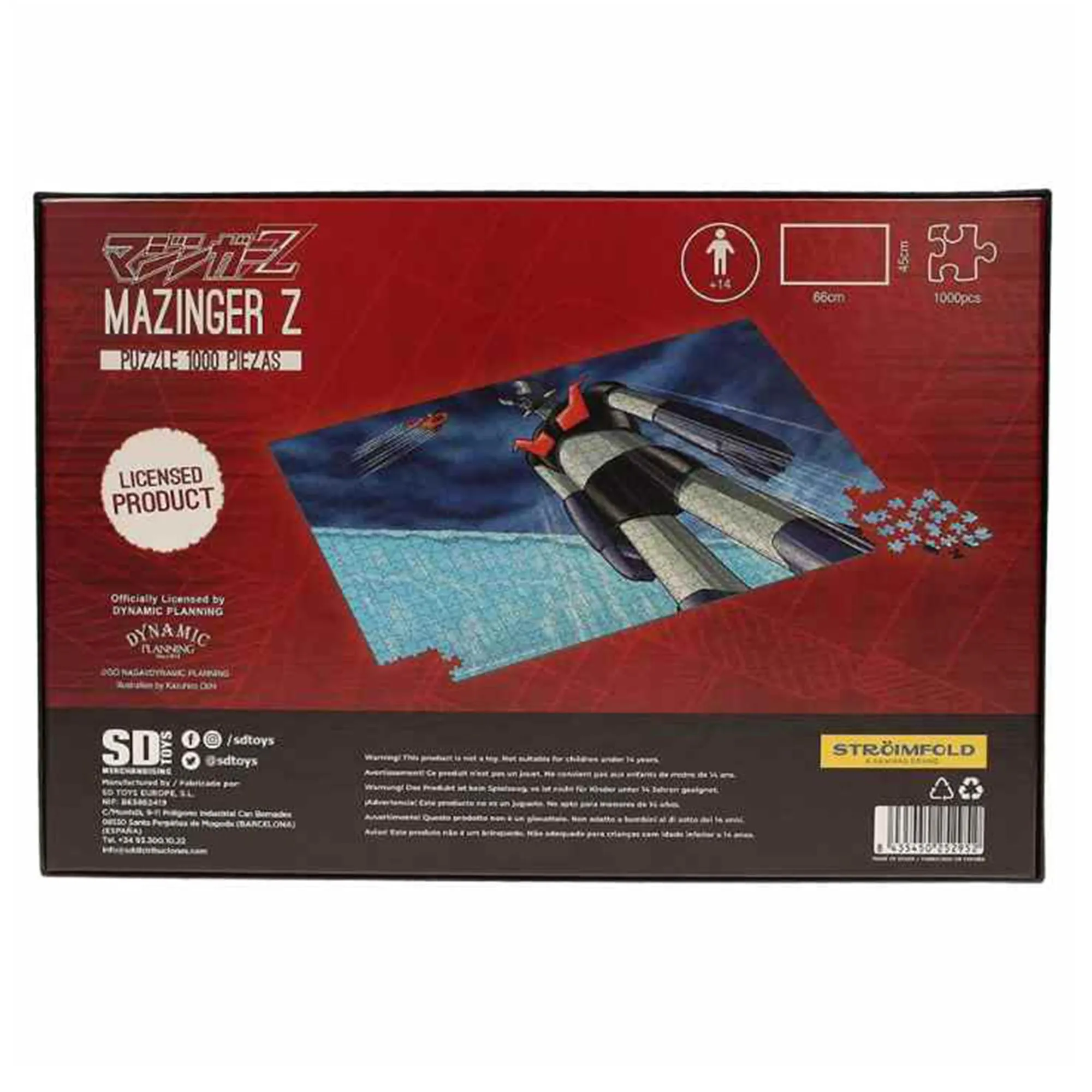 Mazinger Z Portada 1000 Piece Jigsaw Puzzle