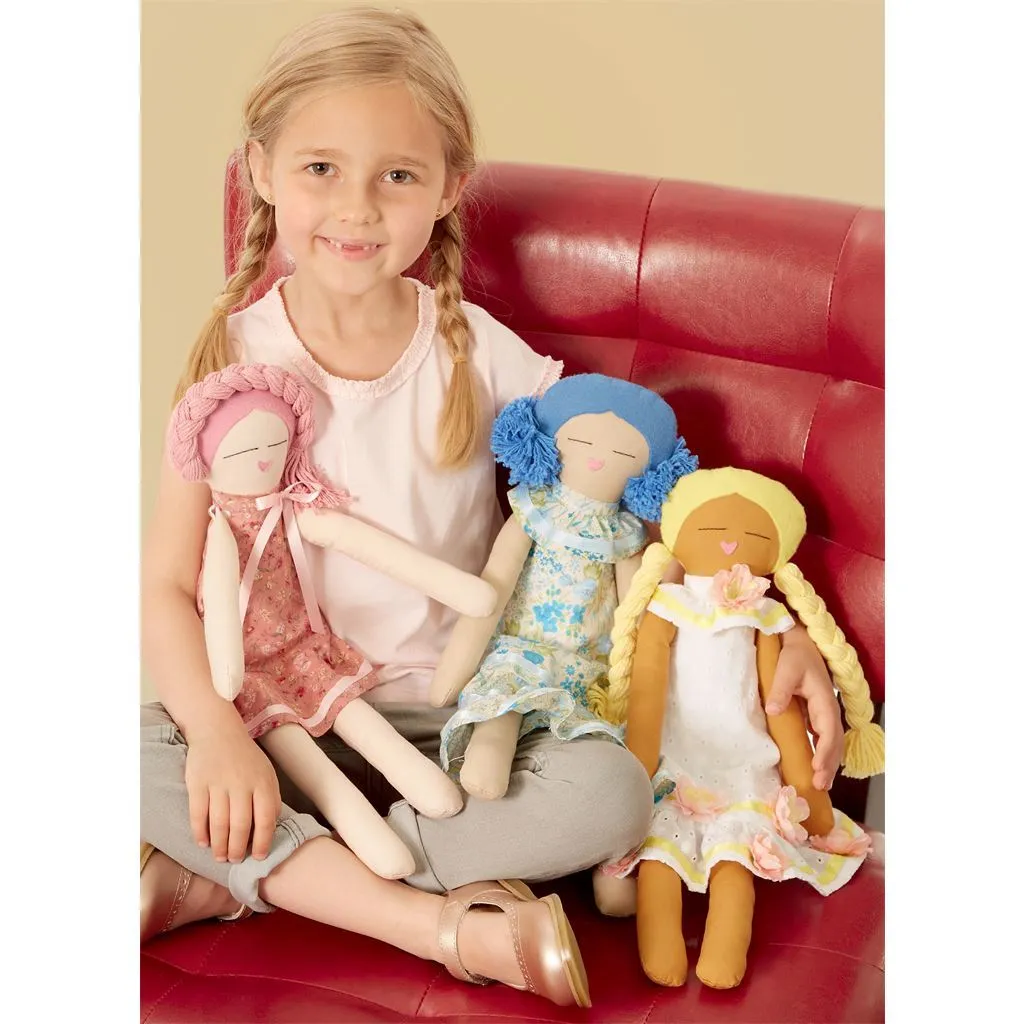 McCall's Pattern M8235 18" Cloth Dolls