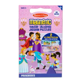 Melissa & Doug Take Along Magnetic Jigsaw Puzzles - Princess