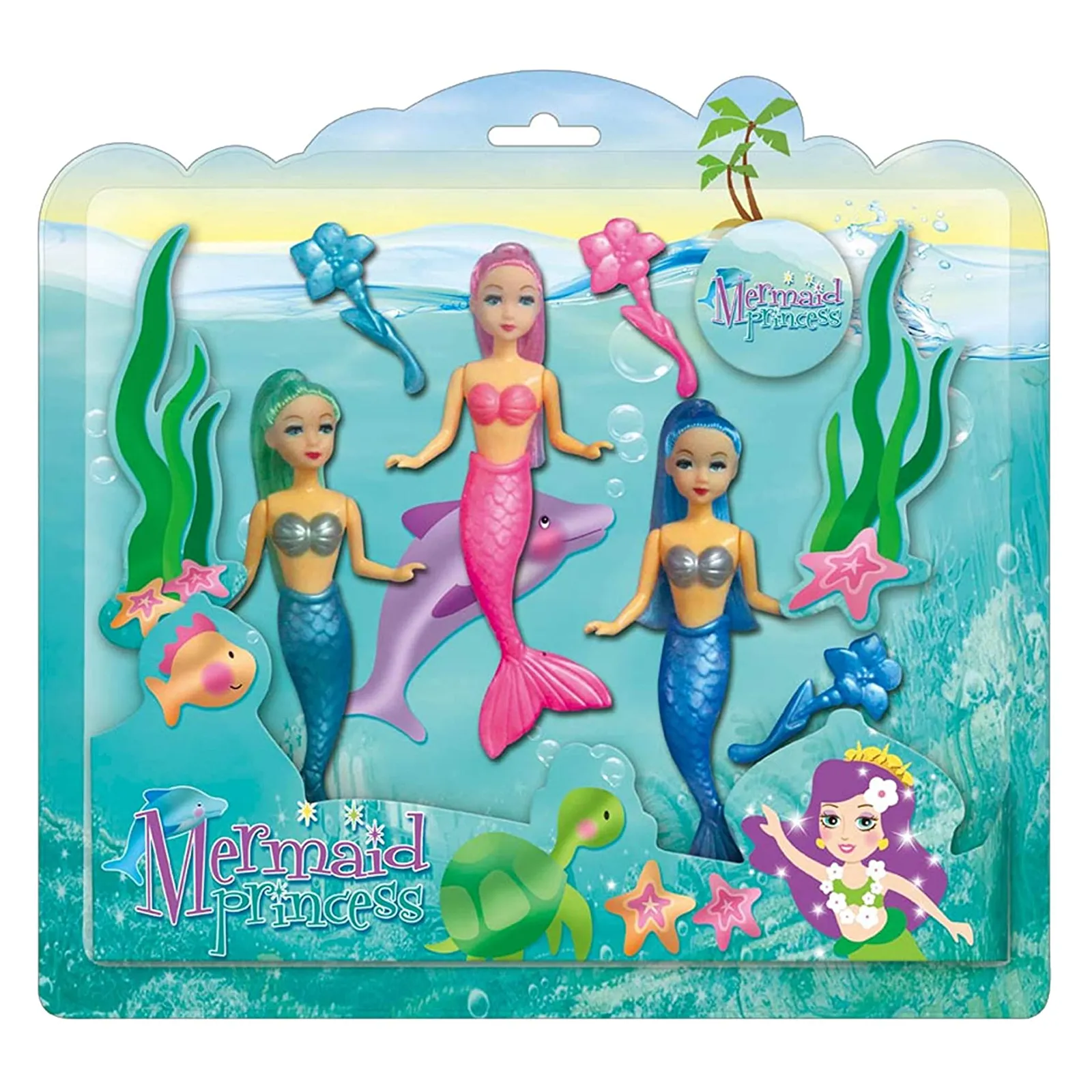 Mermaid Playset 3pc