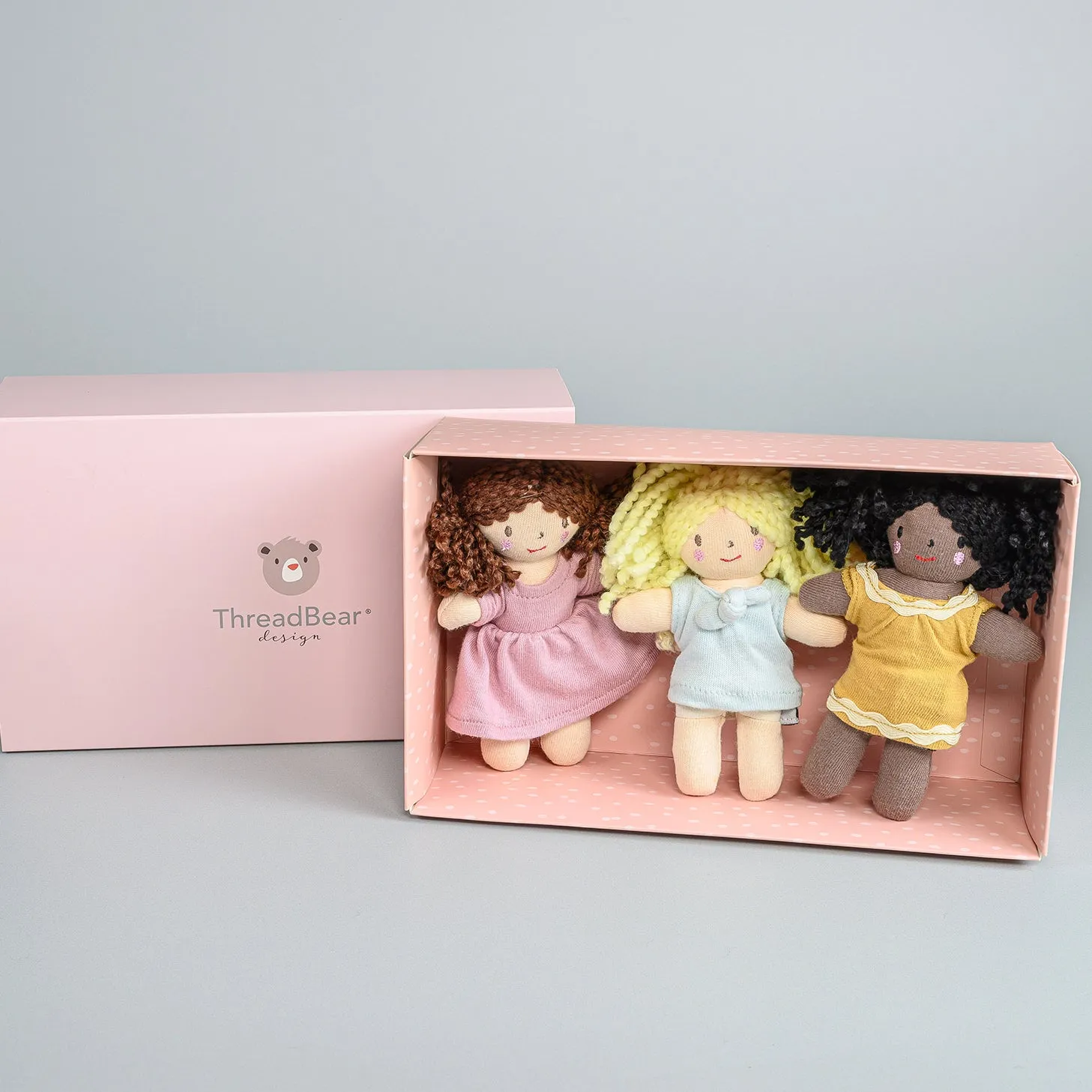 Mini Dolls Gift Set of 3   Gift Box