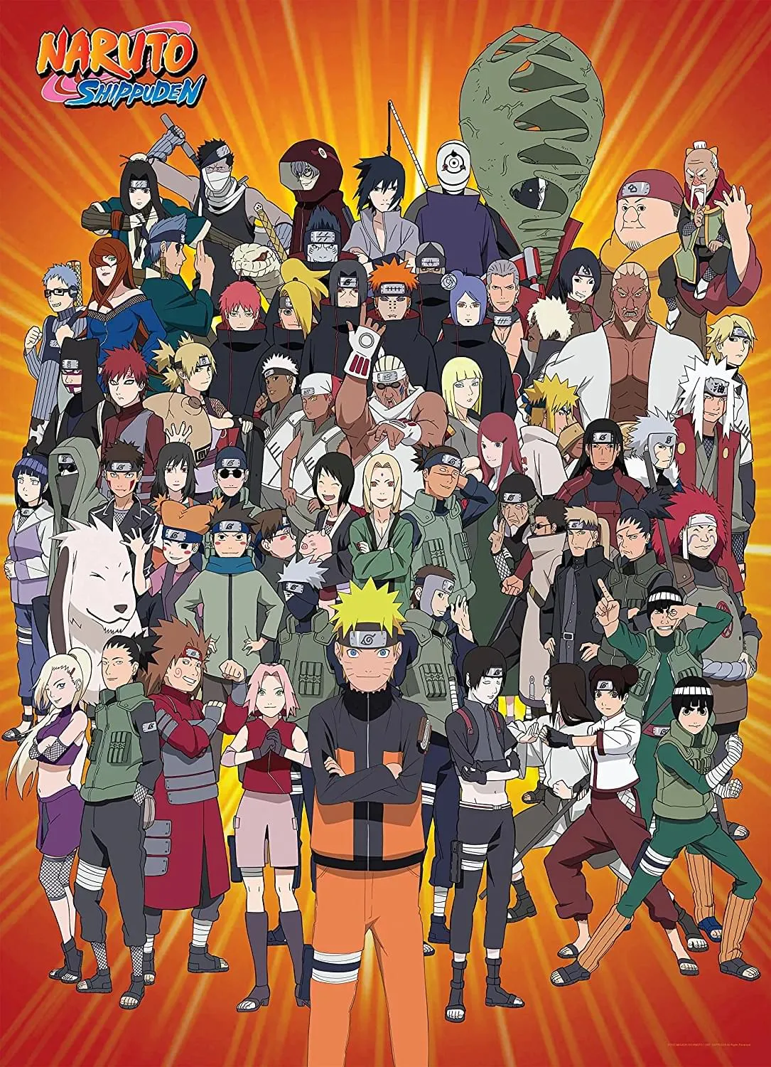 Naruto Cast 1000 Piece 1000 Piece Jigsaw Puzzle