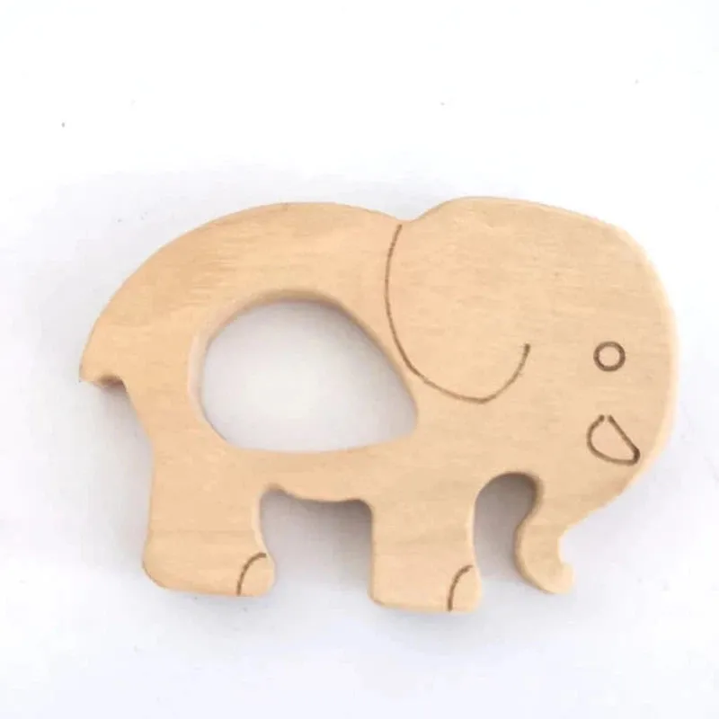 Neem Wood Teether - Bunny   Elephant