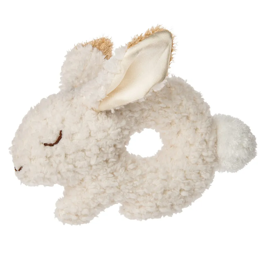 Oatmeal Bunny Ring Rattle