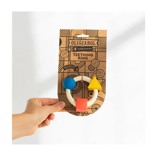 Oli & Carol Bauhaus Movement Teething Ring Basic