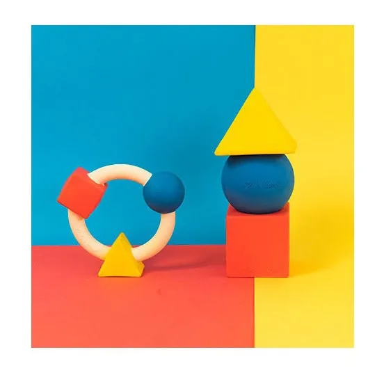 Oli & Carol Bauhaus Movement Teething Ring Basic