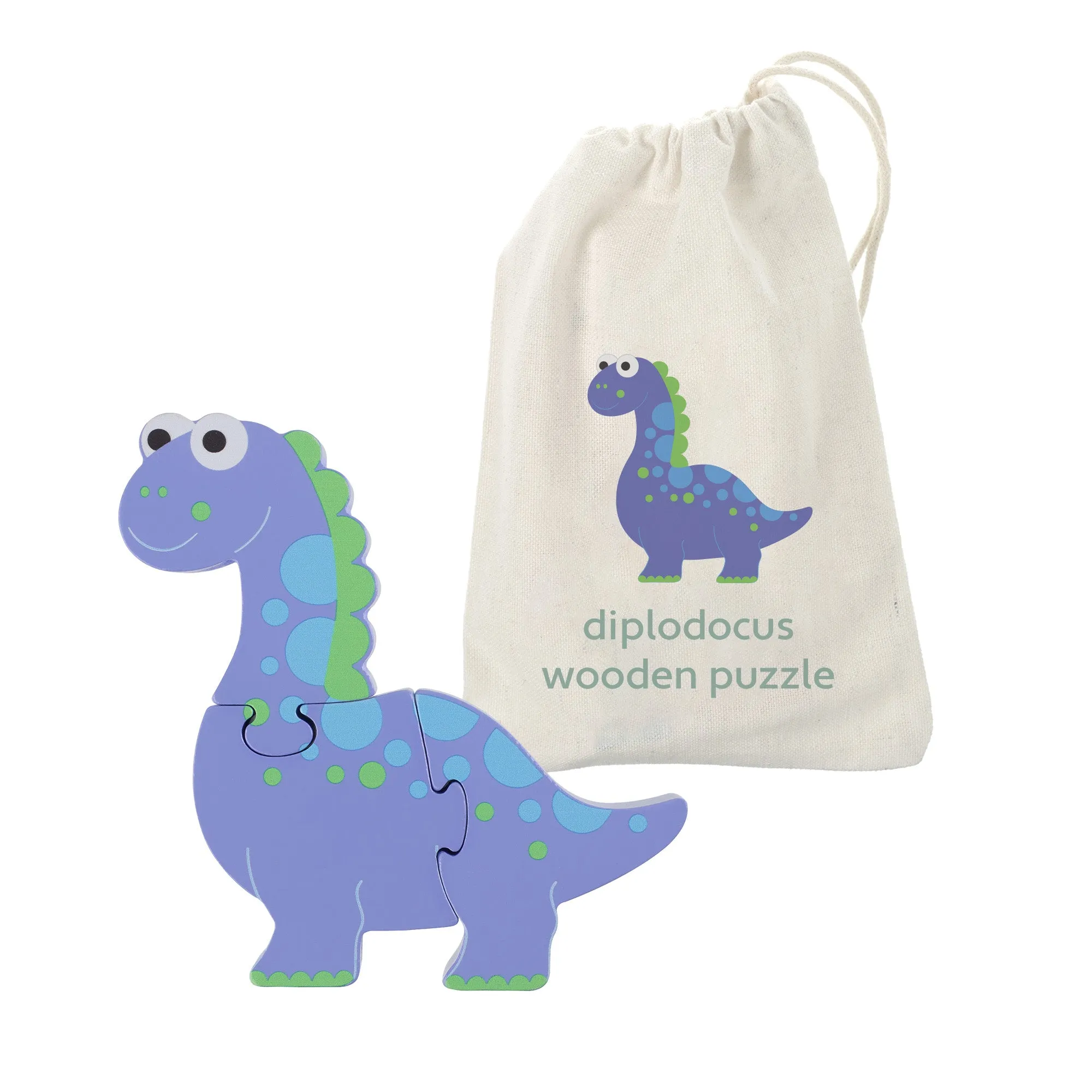 Orange Tree Wooden Diplodocus Puzzle