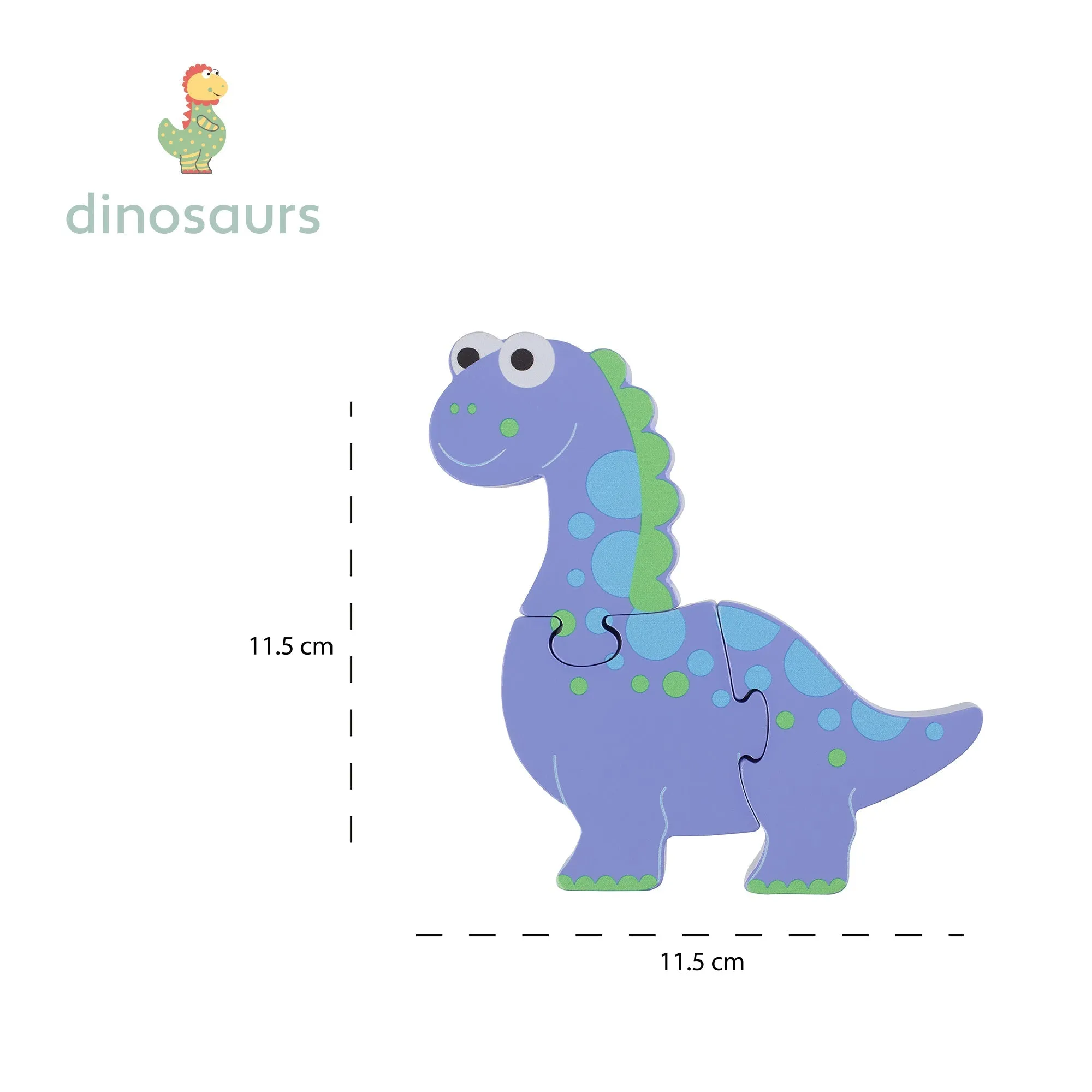 Orange Tree Wooden Diplodocus Puzzle