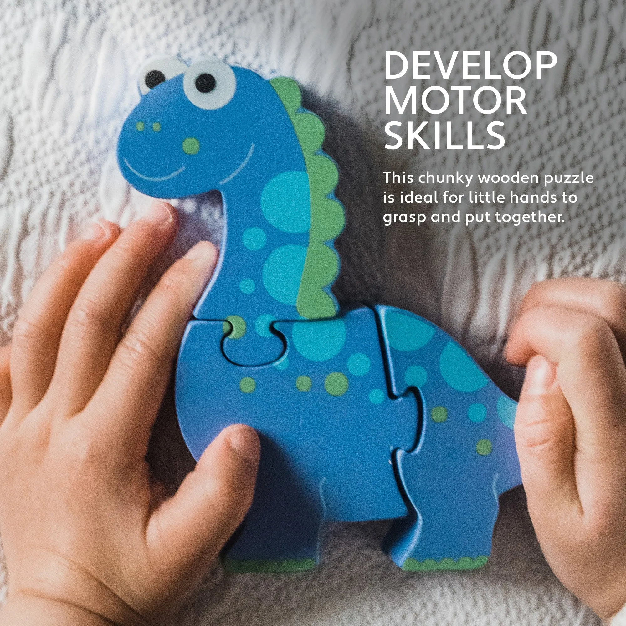 Orange Tree Wooden Diplodocus Puzzle