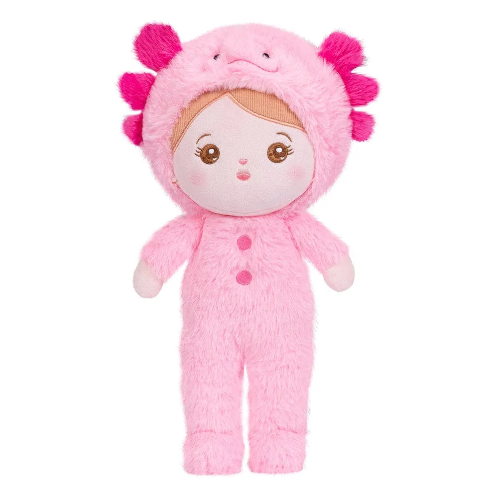 Personalized Pink Newt Plush Baby Doll