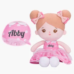 Personalized Sweet Pink Girl Doll