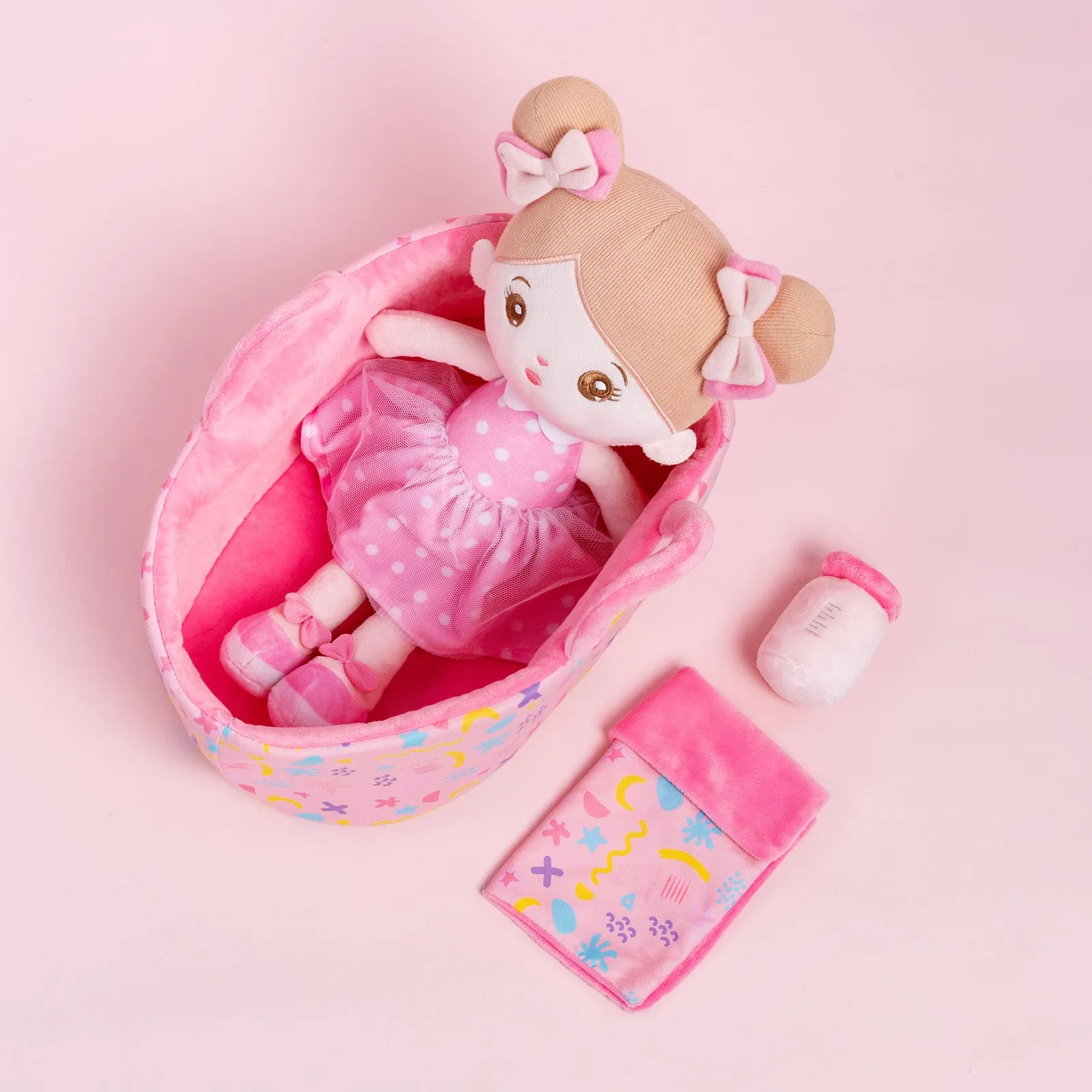 Personalized Sweet Pink Girl Doll