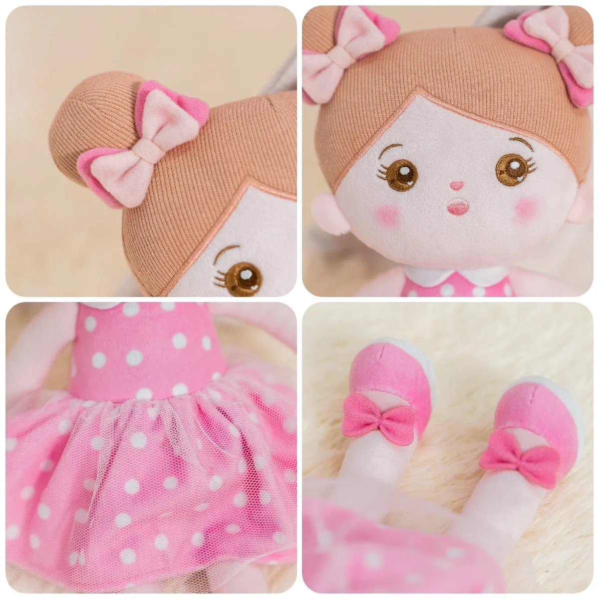 Personalized Sweet Pink Girl Doll