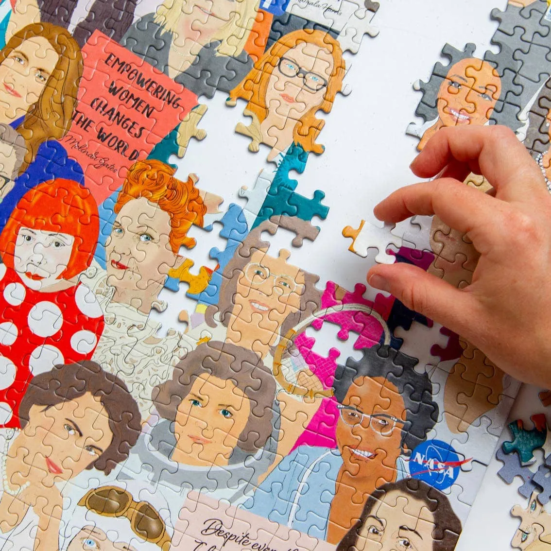 Phenomenal Women 1000-Piece Puzzle with Poster and Trivia