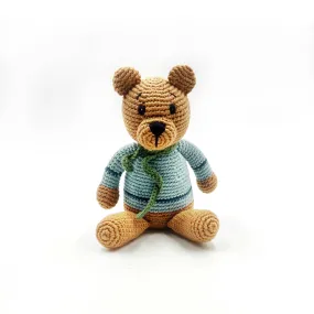 Plush Teddy Bear: Duck Egg Blue