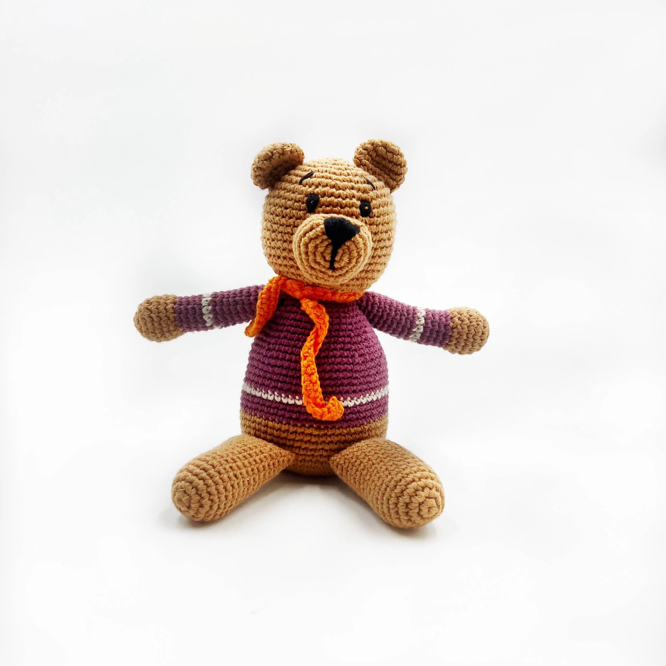 Plush Teddy Bear: Duck Egg Blue