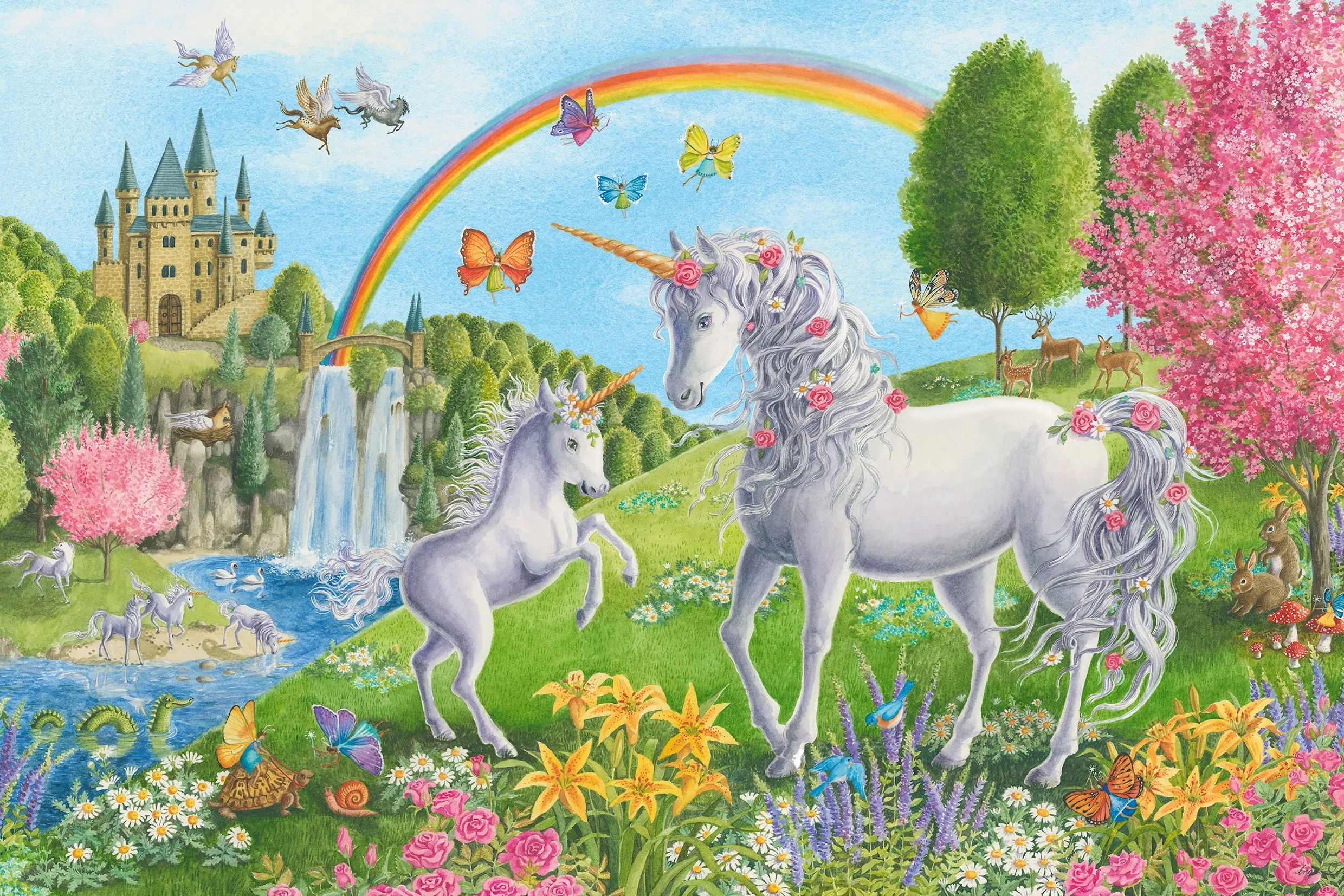 Prancing Unicorns - 24pc Floor Puzzle