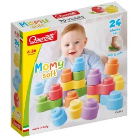 Quercetti - Momy Soft Blocks 24 Piece Set