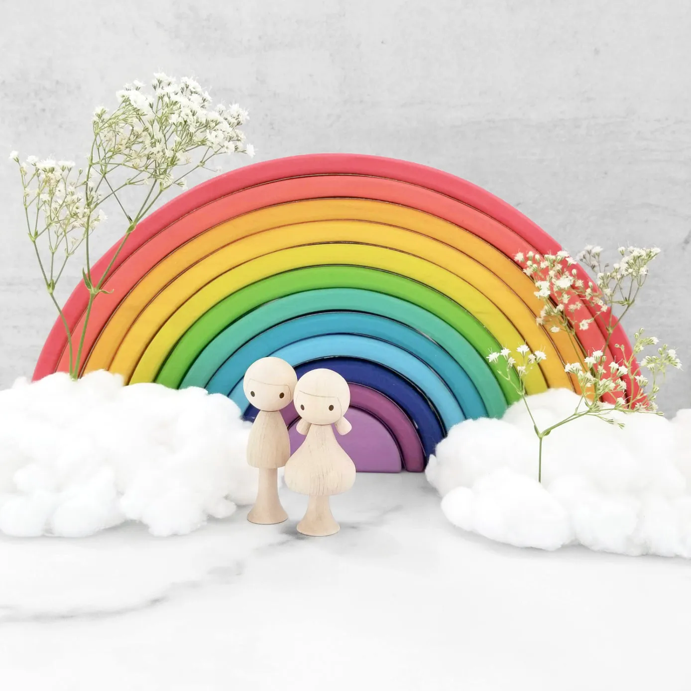 Rainbow Wooden Arches Set