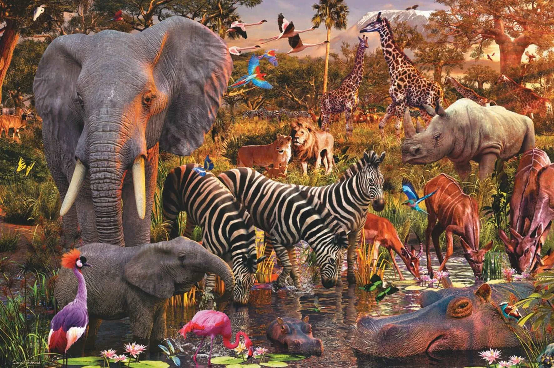Ravensburger - African Animal World Puzzle 3000 pieces