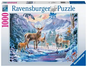 Ravensburger - Deer and Stags in Winter 1000 pieces