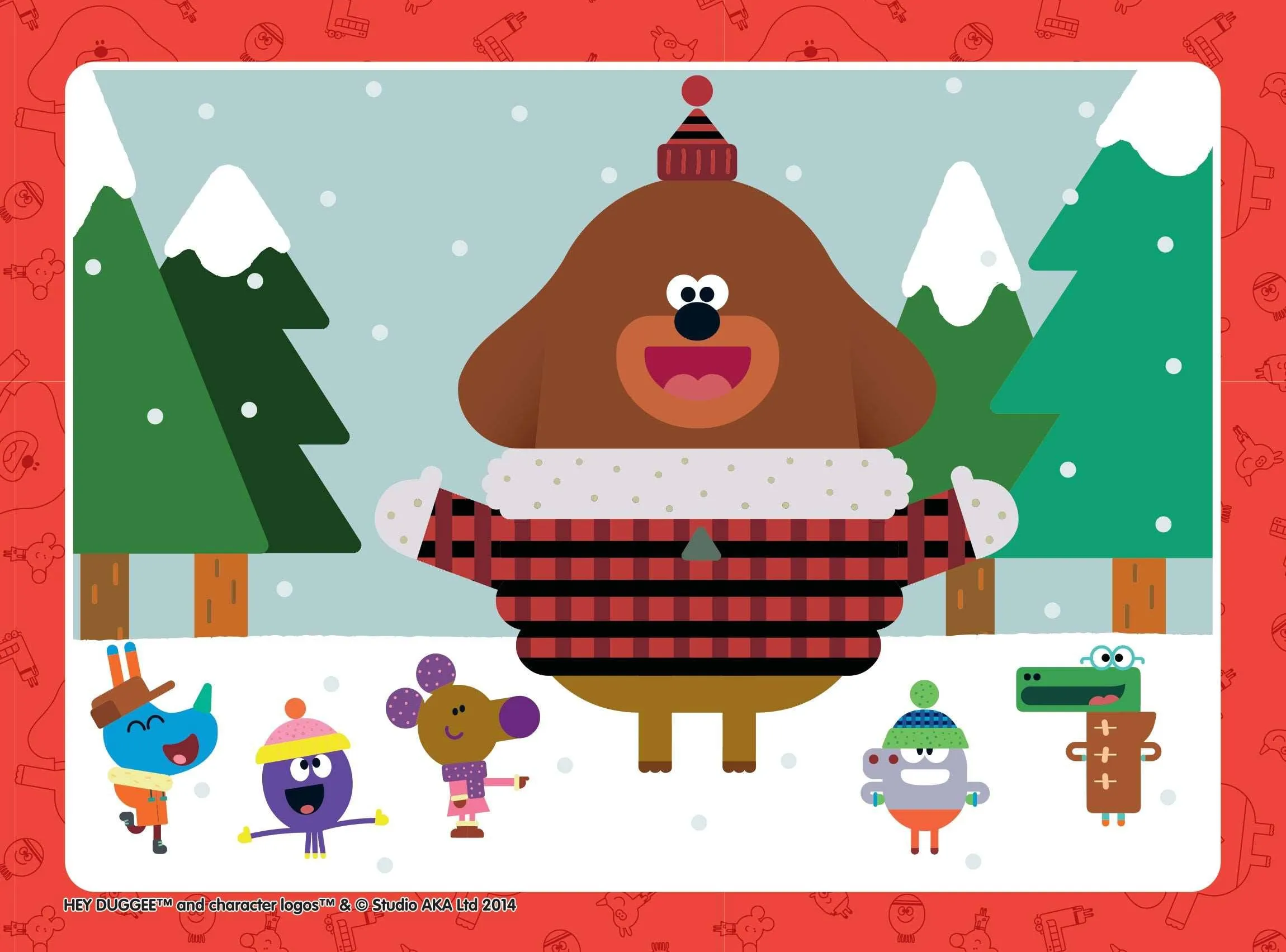 Ravensburger - Hey Duggee 4 in a Box 12 16 20 24 pieces