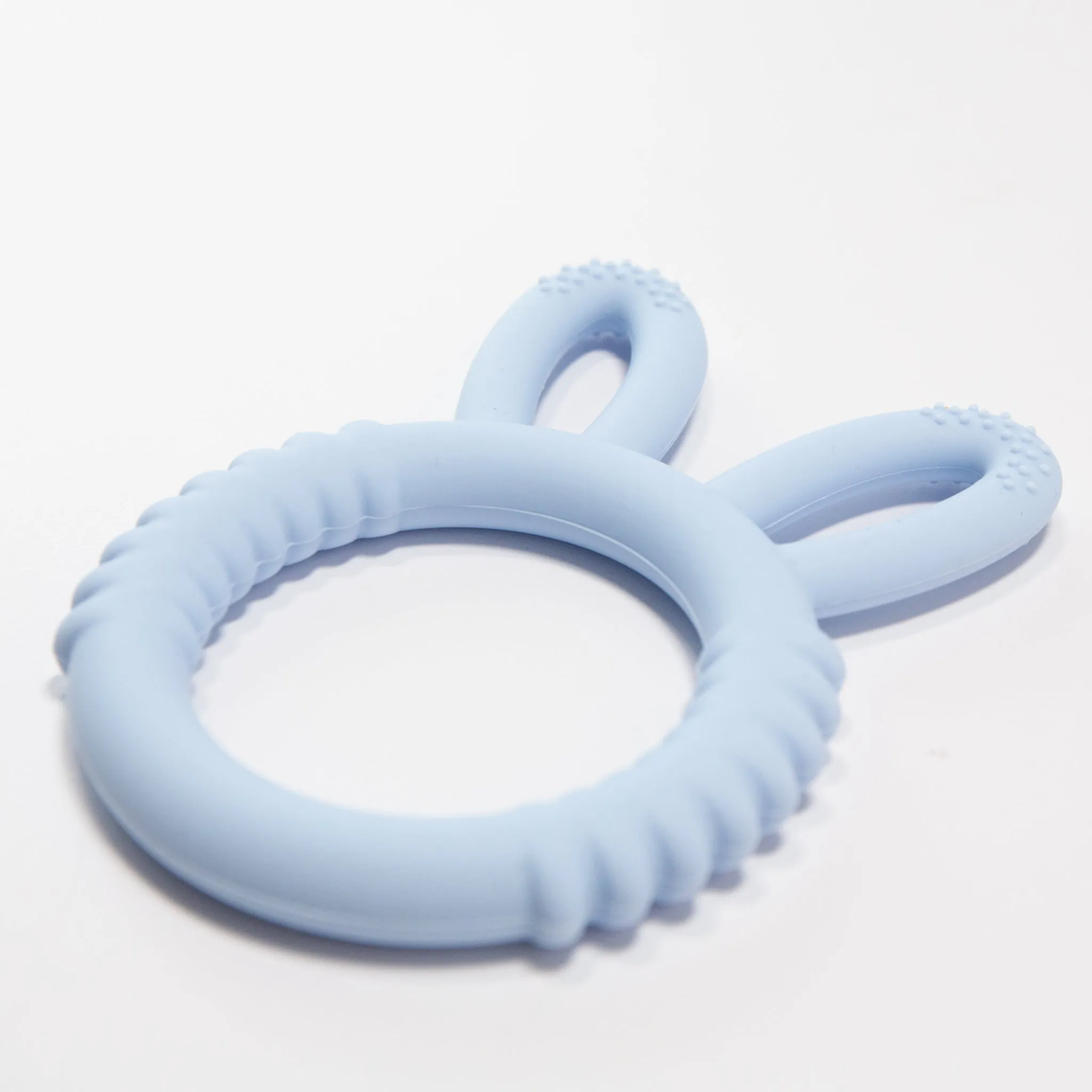 RETIRED - Baby Soother - Silicone Bunny Teething Ring