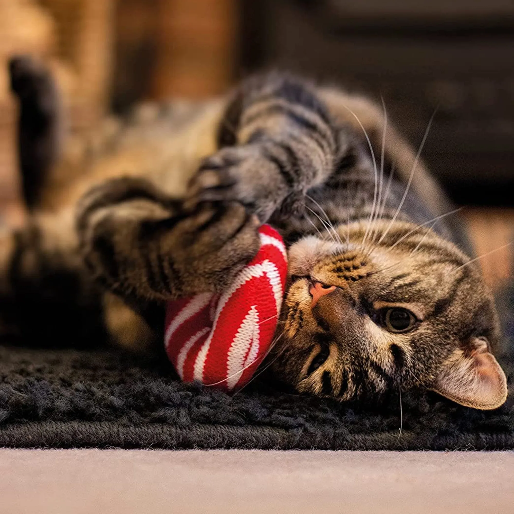 Rosewood Festive Kitty Toy Doughnuts