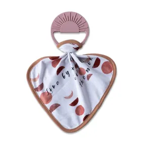 Silicone Sunset Teether   Tencel Deluxe Lovey Set