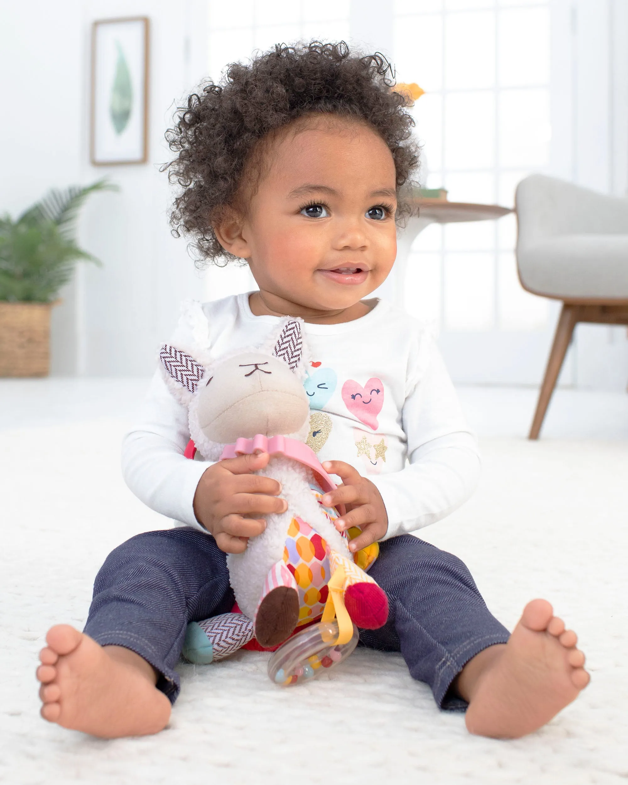 Skip Hop Llama Bandana Buddies Activity Toy