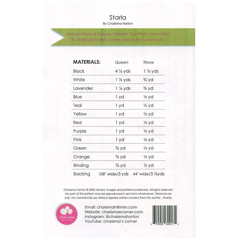 Starla Quilt Pattern