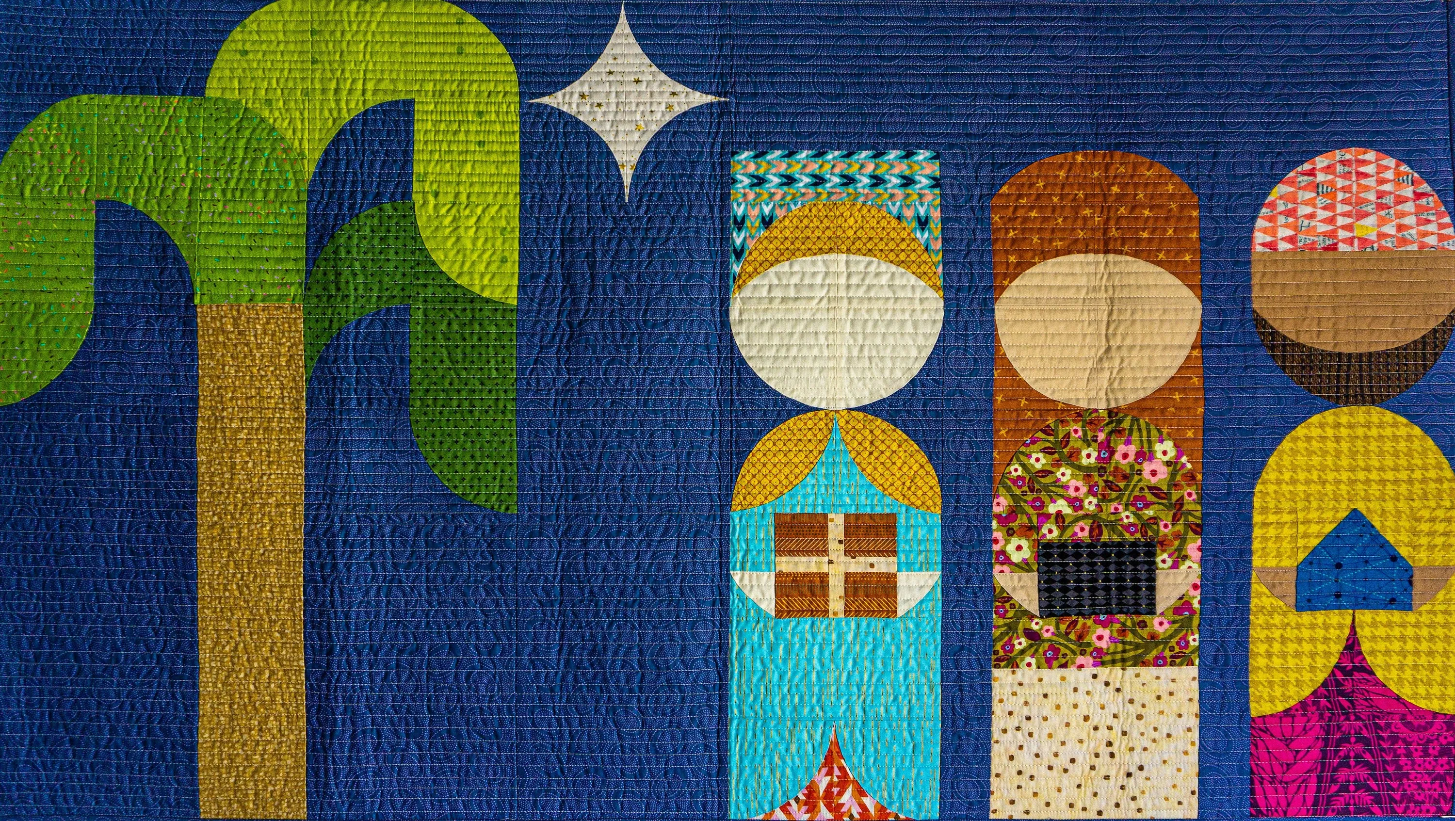 Starry Night quilt Pattern booklet designed by Sew Kind of Wonderful