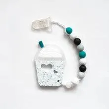 Teether with Clip | Frappuccino Anyone? | Baby Boos