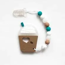 Teether with Clip | Frappuccino Anyone? | Baby Boos