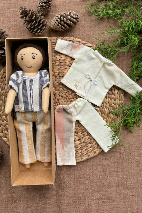 The Good Gift, Play Set,Aadhya, Cotton Fabric Toy