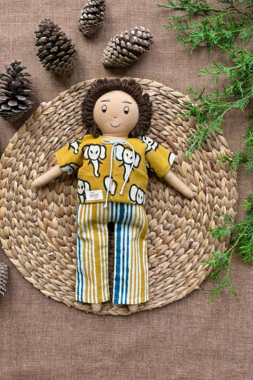 The Good Gift, Play Set,Jay, Cotton Fabric Toy