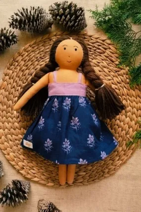 The Good Gift,  Single Doll, Nilah Baby Doll Dress - Box, Cotton Fabric Toy