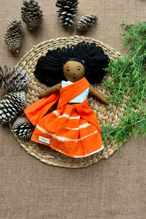 The Good Gift, Single Doll,Eesha, Cotton Fabric Toy