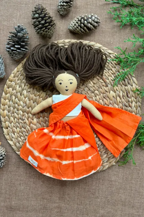 The Good Gift, Single Doll,Eesha, Cotton Fabric Toy