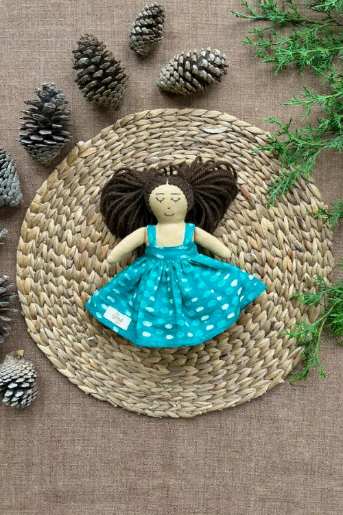 The Good Gift, Single Doll,Kavya, Cotton Fabric Toy